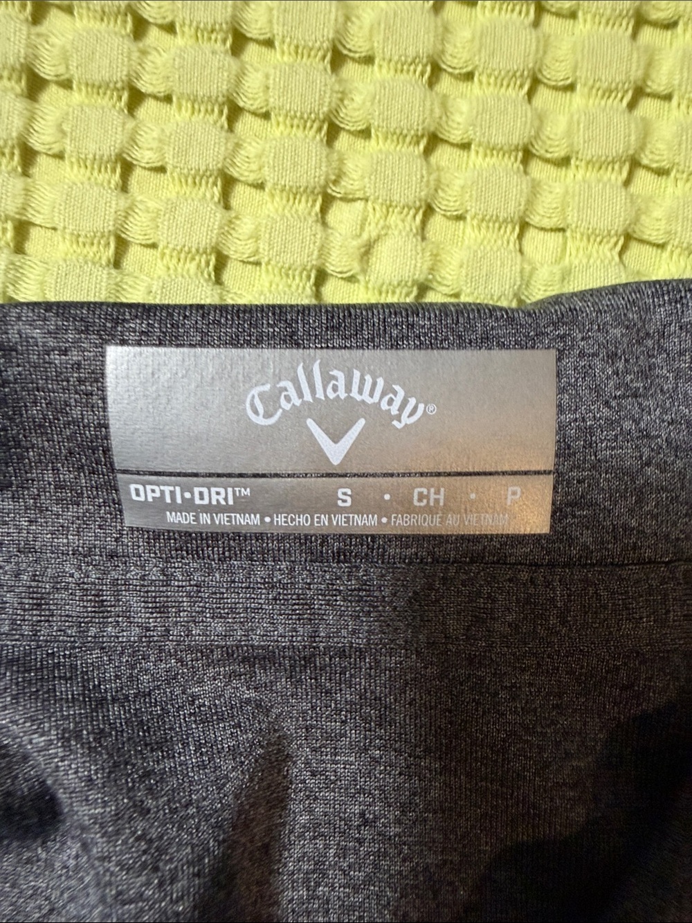 Callaway Sleeveless Polo Tank - Charcoal Gray - Picture 2 of 3
